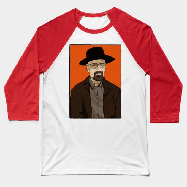 Heisenberg Baseball T-Shirt by markodjeska